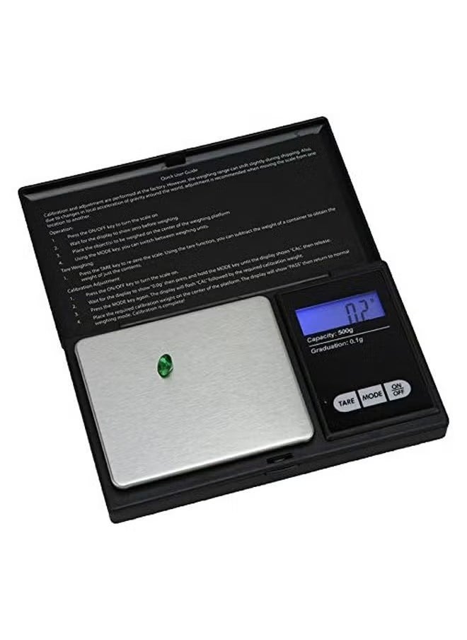 Pretocter LCD Digital Scale Gold Jewelry Scale, Micro Gram Scale 0.1g-500g，Electronic Weighing Coffee Scale,Portable Pocket Scale-Black  - Image 3