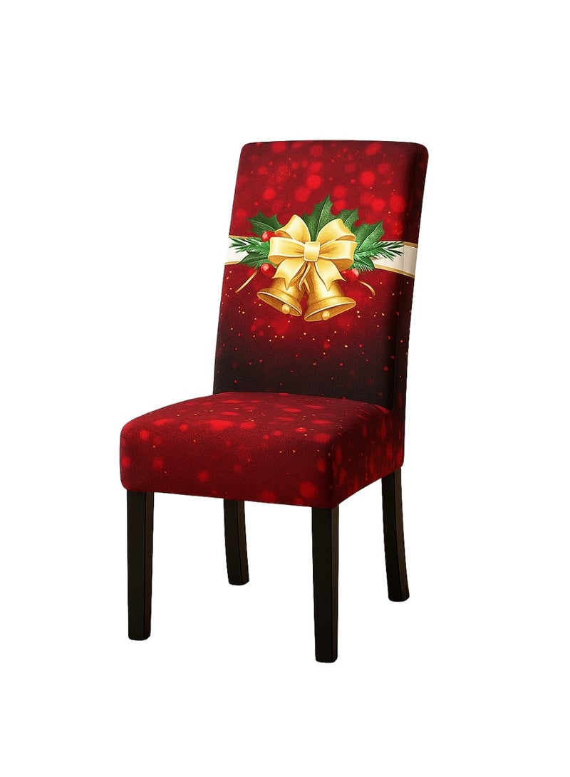 PRINTSHOP4ME Christmas Chair Covers 40x65 Cm – Festive Dining Chair Slipcovers For Holiday Party Decorations–Ideal For Family Gatherings,Christmas Dinner - Image 1