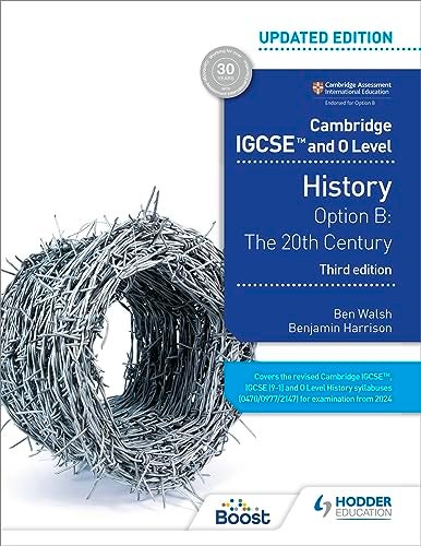 Cambridge Igcse And O Level History 3Rd Edition Option B The 20Th Century