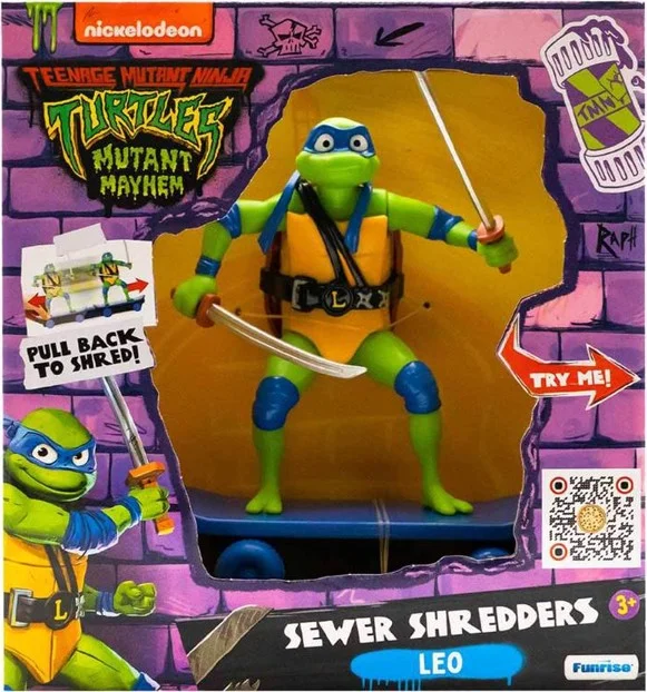 Giochi Preziosi Tmnt Mutant Mayhem Action Figure Leo 71055