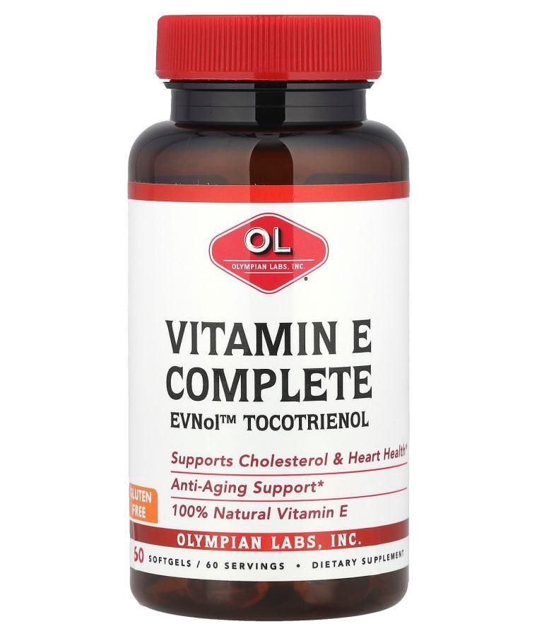Olympian Labs Vitamin E Complete 60 Softgels