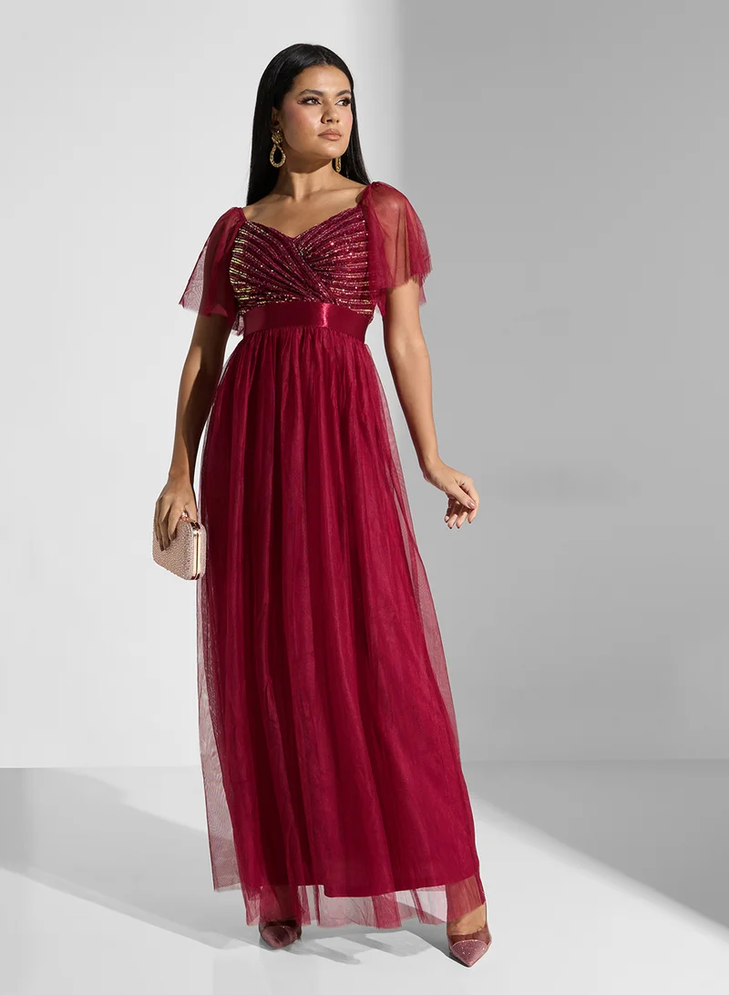 Ella Limited Edition Sequin Bodice Tulle Dress