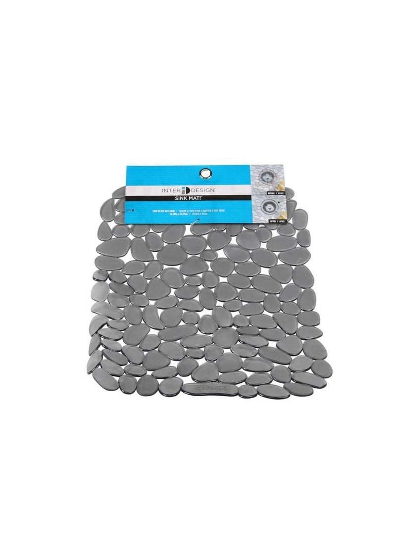 InterDesign InterDesign Pebble Protective Kitchen Sink Mat Gray 30x39cm 