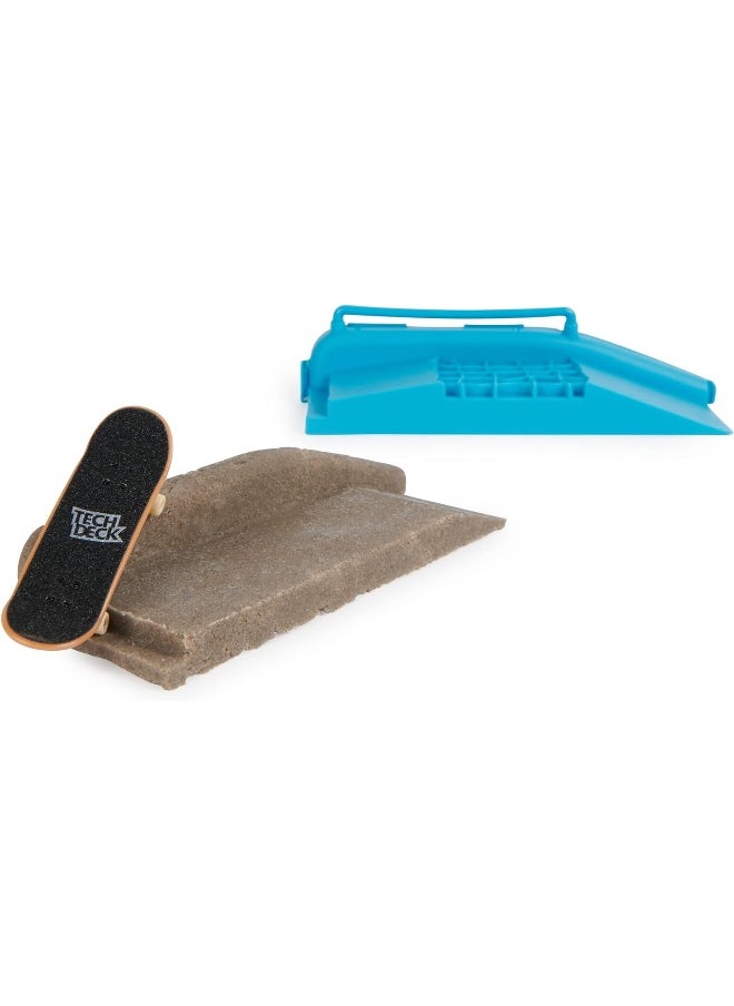 Tech Deck - Tech Deck Concrete DIY Fingerboard Ramp Reusable Concrete Material with Enjoi Fingerboard 6+ Years - Image 1