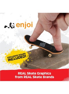 Tech Deck Tech Deck Concrete DIY Fingerboard Ramp Reusable Concrete Material with Enjoi Fingerboard 6+ Years  - Image 5