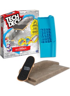 Tech Deck Tech Deck Concrete DIY Fingerboard Ramp Reusable Concrete Material with Enjoi Fingerboard 6+ Years  - Image 1
