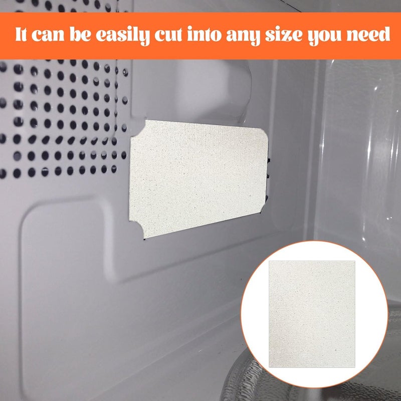 Eophmi Microwave Waveguide Cover Mica Plates Sheets, 3 PCS Mica Sheet, Microwave Oven Mica Plate Sheet, Microwave Mica Plate, Microwave Waveguide Cover Replacement, Cut to Size (150mm X 120mm) - Image 5