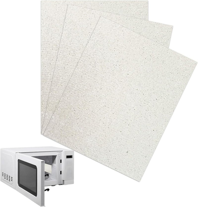 Eophmi Microwave Waveguide Cover Mica Plates Sheets, 3 PCS Mica Sheet, Microwave Oven Mica Plate Sheet, Microwave Mica Plate, Microwave Waveguide Cover Replacement, Cut to Size (150mm X 120mm) - Image 1