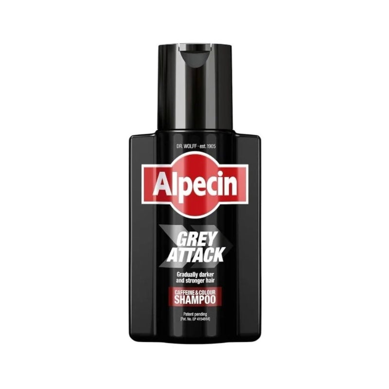 Alpecin Grey Attack Caffeine Shampoo for Darkening Grey Hair 200 ml - Image 1