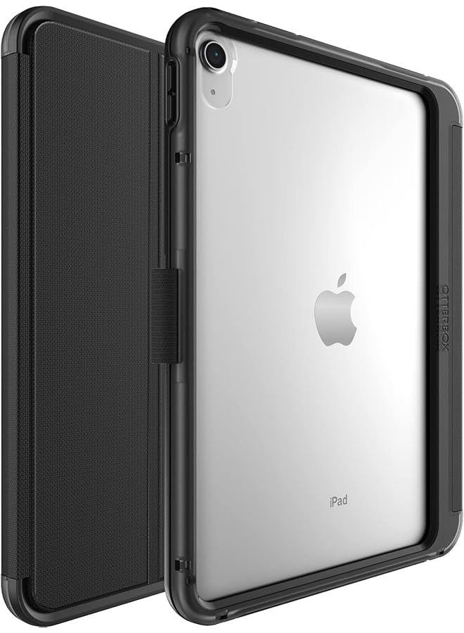 OtterBox Symmetry Folio Series Case For IPad 10th Gen (ONLY) - Starry Night (Clear/Black/Dark Grey), Ultra-Sleek Design, Multiple Viewing Positions, Magnetic Sleep/Wake Cover