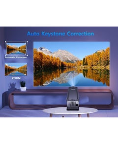 ELTRAZONE Mini Portable Auto Keystone Projector – 4K FHD 1080P, 10000 Lumens, WiFi 6, BT 5.0, 180° Rotation, Built-in Android 11.0, Compact Smart Projector for Home & Office  - Image 5