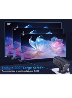 ELTRAZONE Mini Portable Auto Keystone Projector – 4K FHD 1080P, 10000 Lumens, WiFi 6, BT 5.0, 180° Rotation, Built-in Android 11.0, Compact Smart Projector for Home & Office  - Image 4