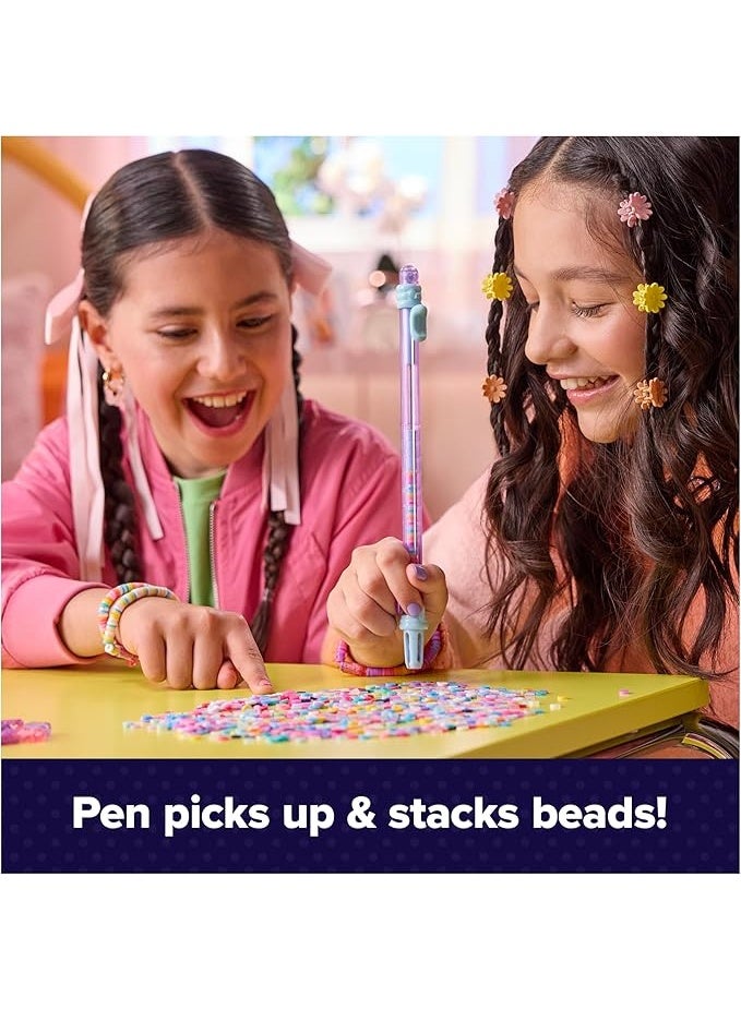 كوول مايكر ستوديو سوار هيشي مع 1200 + خرز وإكسسوارات لـ 15 أساور أنيقة خيوط أوتوماتيكية للأعمار 7+ - Image 4