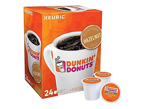 Dunkin Donuts Dunkin' Donuts 2518071 Hazelnut Coffee K-Cup Pods Medium Roast 24/Box (400848) - Image 1