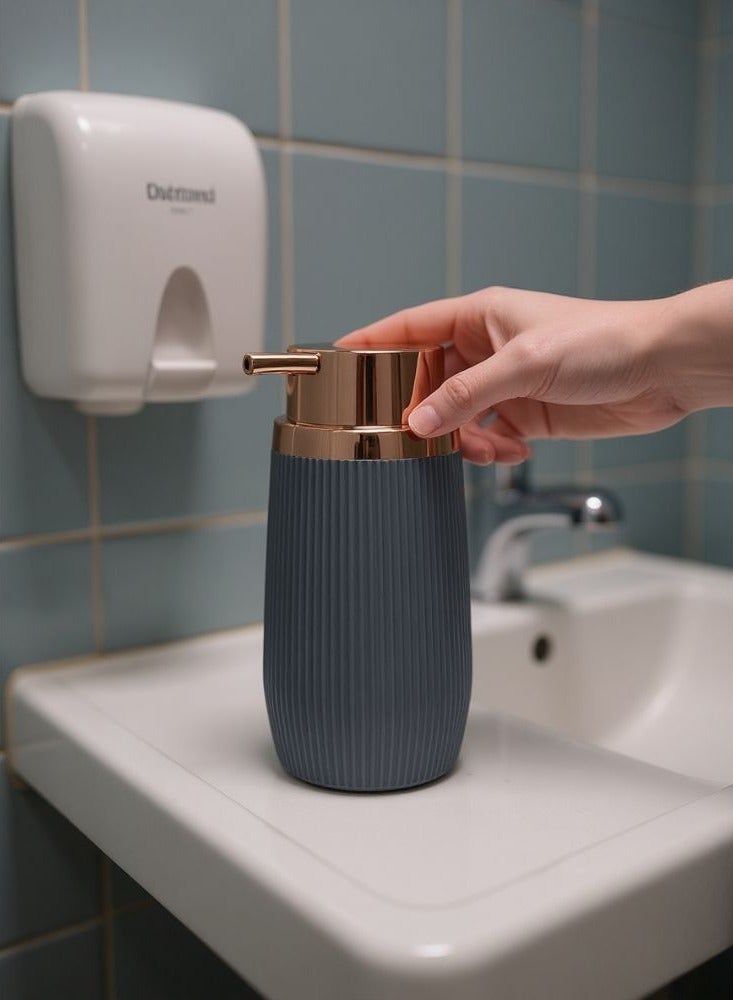 Okyanus Acrylic Circle Soap Dispenser For Bathroom Countertop Dishwasher Soap Dispenser Rose (Kitchen, Bathroom) (Grey) - Image 4