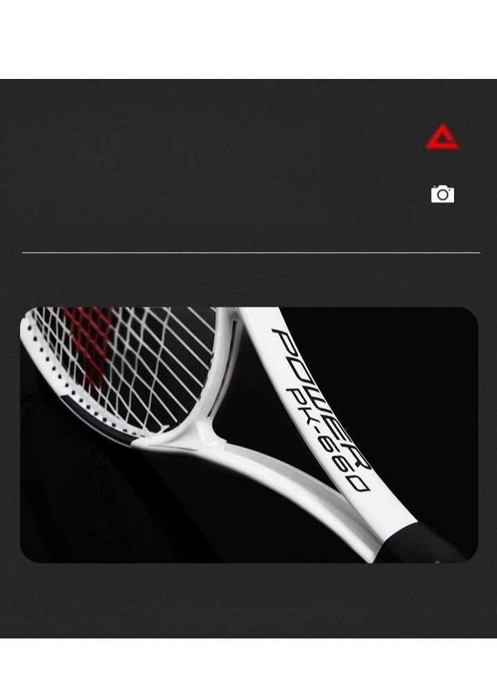PEAK - Tennis Racket, Tennis Rebound Trainer, Single Player With Strings, Beginner, College Student - Image 1