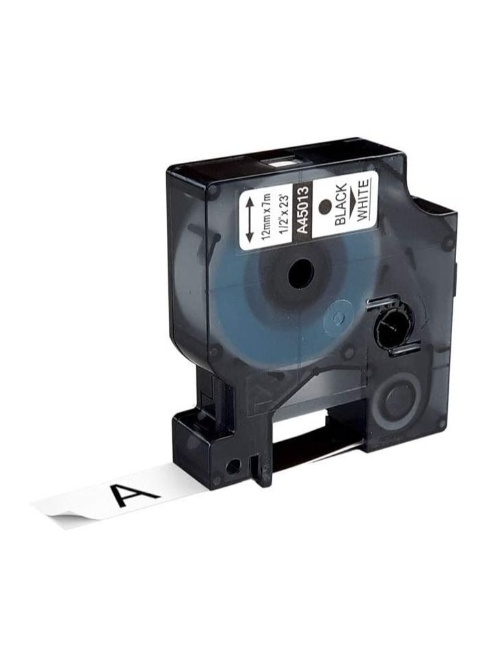 Cool Baby COOLBABY Compatible D1 Labeling Tape For Dymo 12 mm Black On White - Image 1