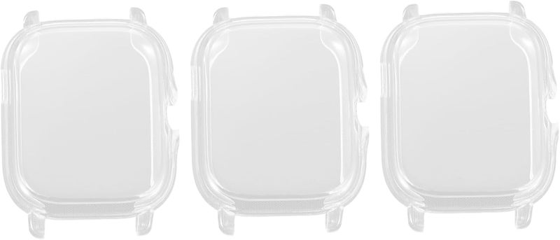 3pcs Watch Protective Cover Electroplating Case TPU Material for Watch Shell - Image 1