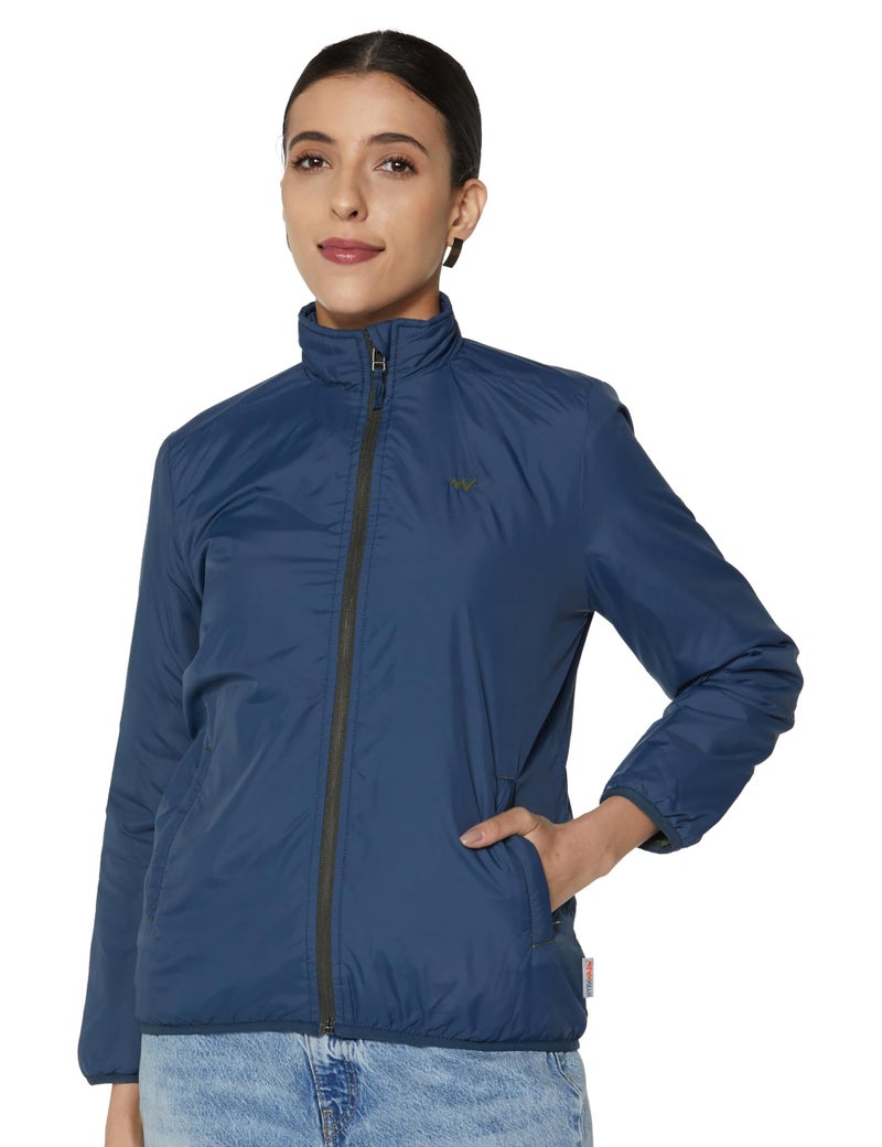 Wildcraft Women's Basic Light Quilted Jacket, 30106 Blue - Image 5