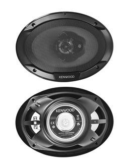 KENWOOD Car Speaker Dual Cone Music Speaker 3 Way 45W/400W Max 6x9" Coaxial Flush Mount 2 Pcs Set KENWOOD KFCS6966  - Image 3