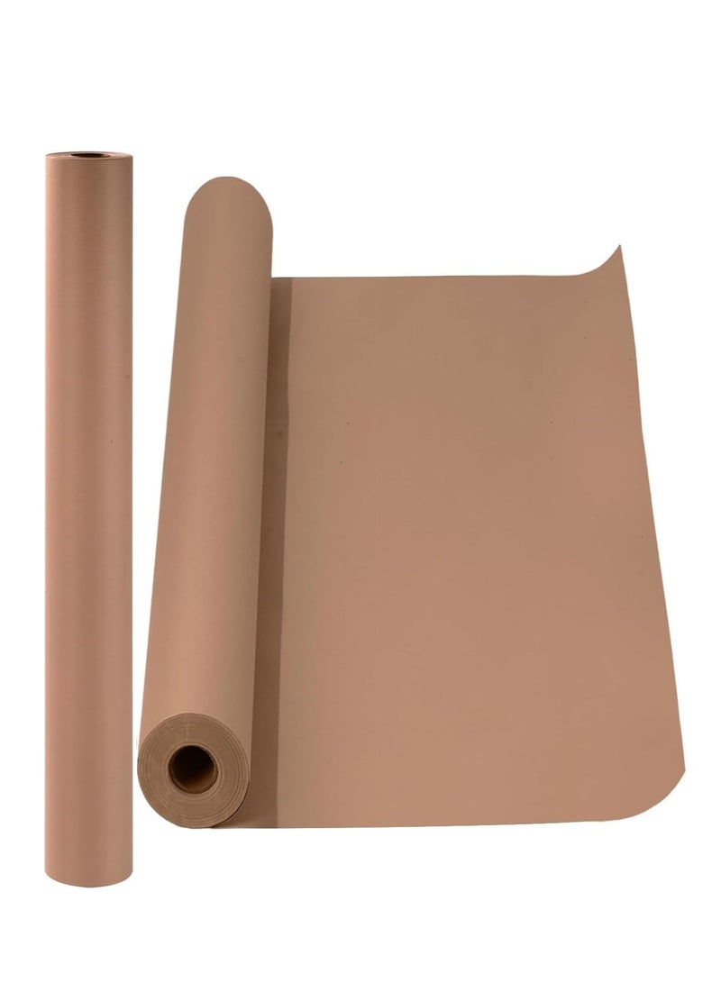 بريميفي لفة ورق كرافت بني 90 سم × 30 م، 36 بوصة × 1200 بوصة، 100 قدم - Image 1
