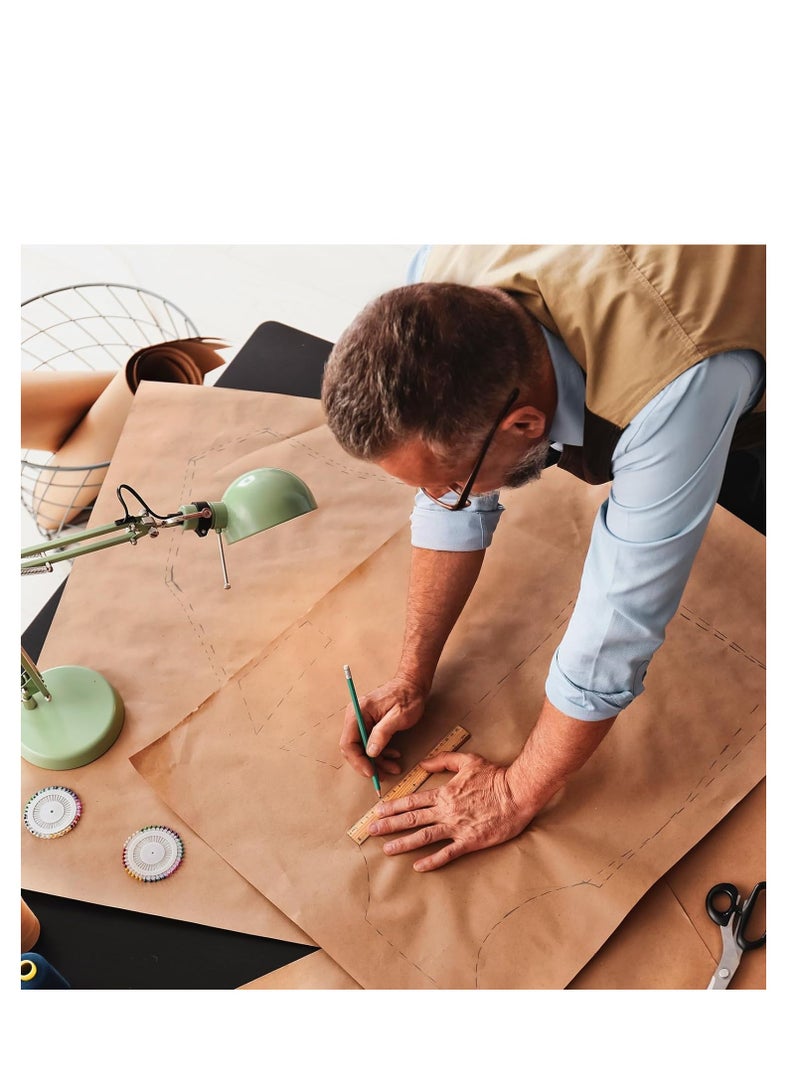 بريميفي لفة ورق كرافت بني 90 سم × 30 م، 36 بوصة × 1200 بوصة، 100 قدم - Image 3