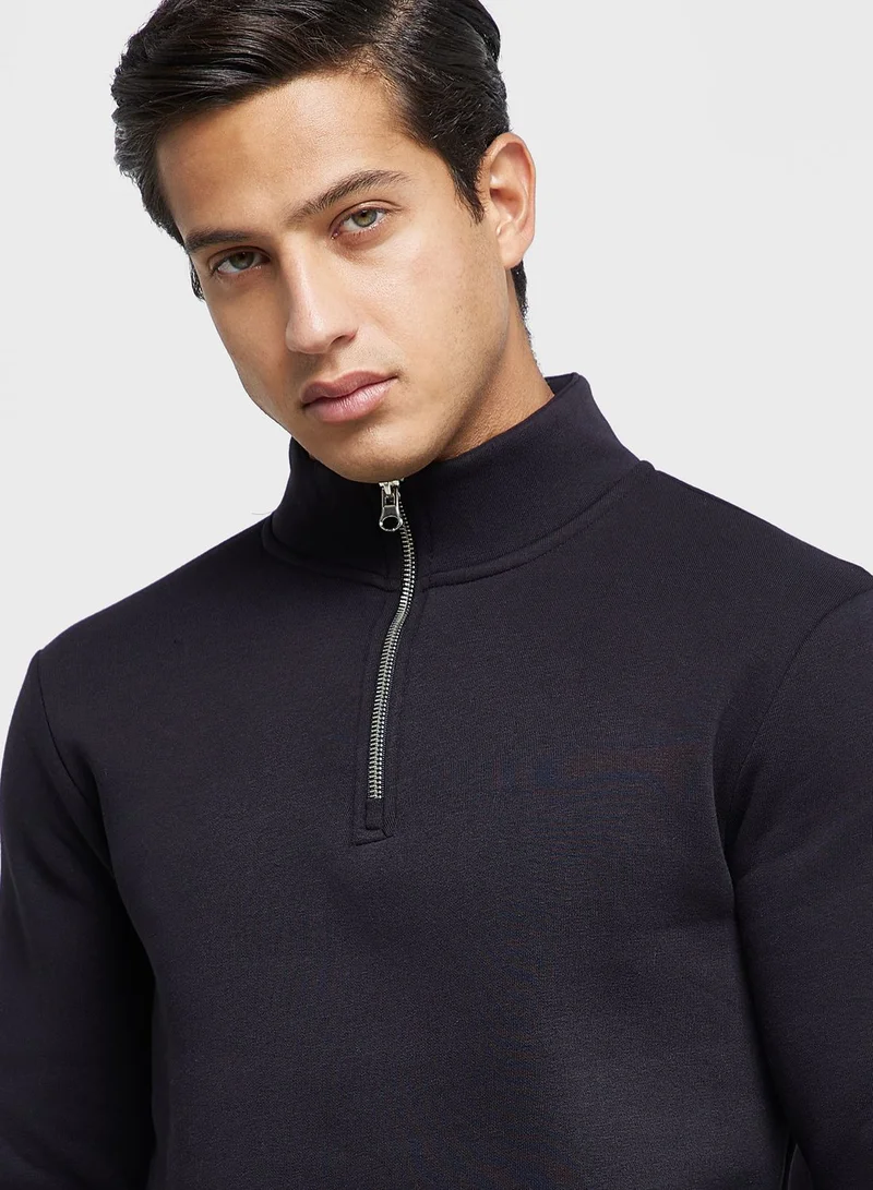 Only & Sons Half Zippered Sweatshirt