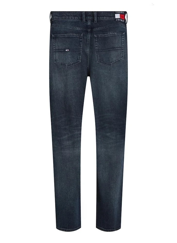 تومي جينز Straight Fit Rinse Wash Jeans