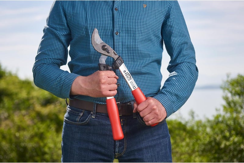 FELCO F211-40 Swiss Made Loppers for Gardening – 16" Lightweight Precision Loppers for Tree Trimming | Tree Branch Cutters | Tree Trimmer Tool with Curved Bypass Blade | I-Beam Handles | Landscape - Image 5