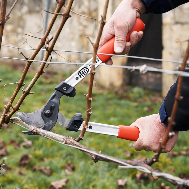 FELCO F211-40 Swiss Made Loppers for Gardening – 16" Lightweight Precision Loppers for Tree Trimming | Tree Branch Cutters | Tree Trimmer Tool with Curved Bypass Blade | I-Beam Handles | Landscape - Image 3