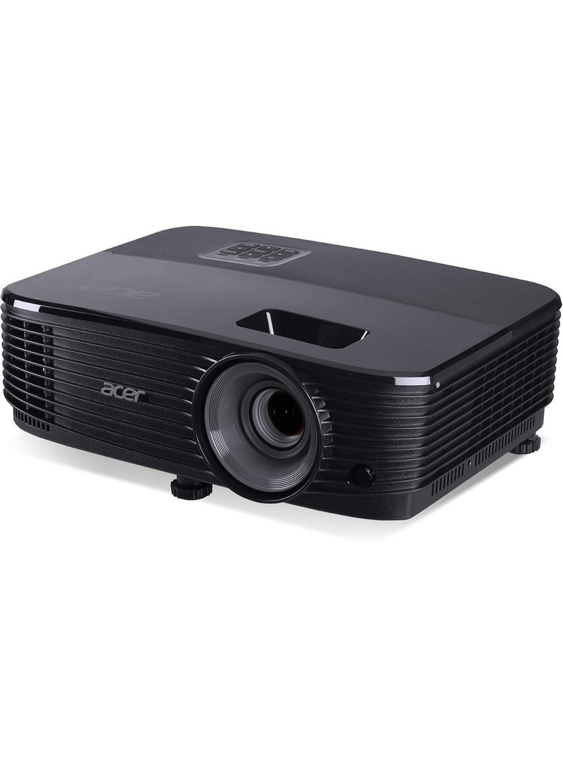 Acer X1123HP DLP 3D 4000 Lumen Black Portable Projector with HDMI & VGA Connectivity - Image 1