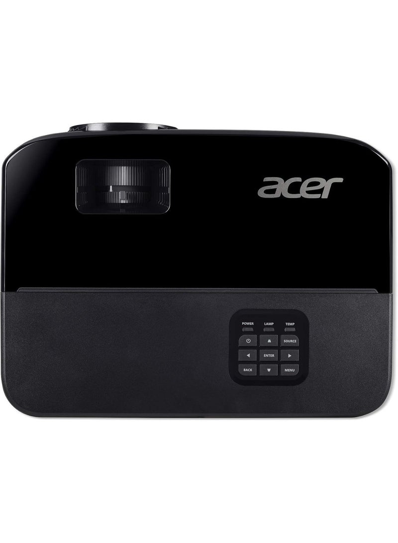 Acer X1123HP DLP 3D 4000 Lumen Black Portable Projector with HDMI & VGA Connectivity - Image 2