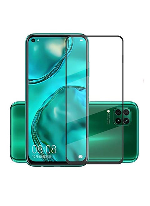 Huawei Nova 7i Screen Protector - Edge to Edge Tempered Glass Screen Protector - Black, High Transparency, Delicate Touch, Anti-Explosion, Smooth Arc Edges, Easy Installation.