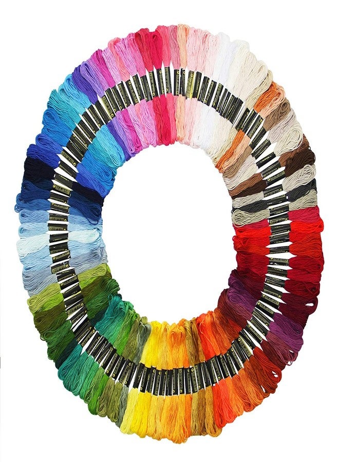 kkhouse 100pcs Random Color Embroidery DIY Silk Line Branch Threads Similar Dmc Thread Floss Skein Cross Stitch Thread - Image 4