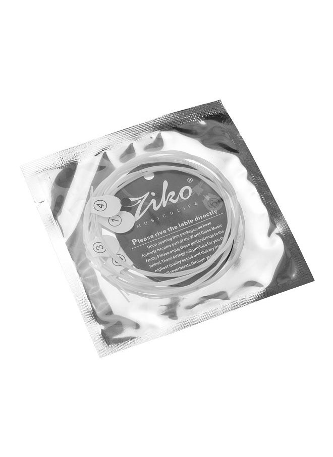 Nylon Ukulele Strings Set 4 Strings Set(.024-.026) Replacement Practice Universal for 23 Inch Concert Ukulele Hard Tension