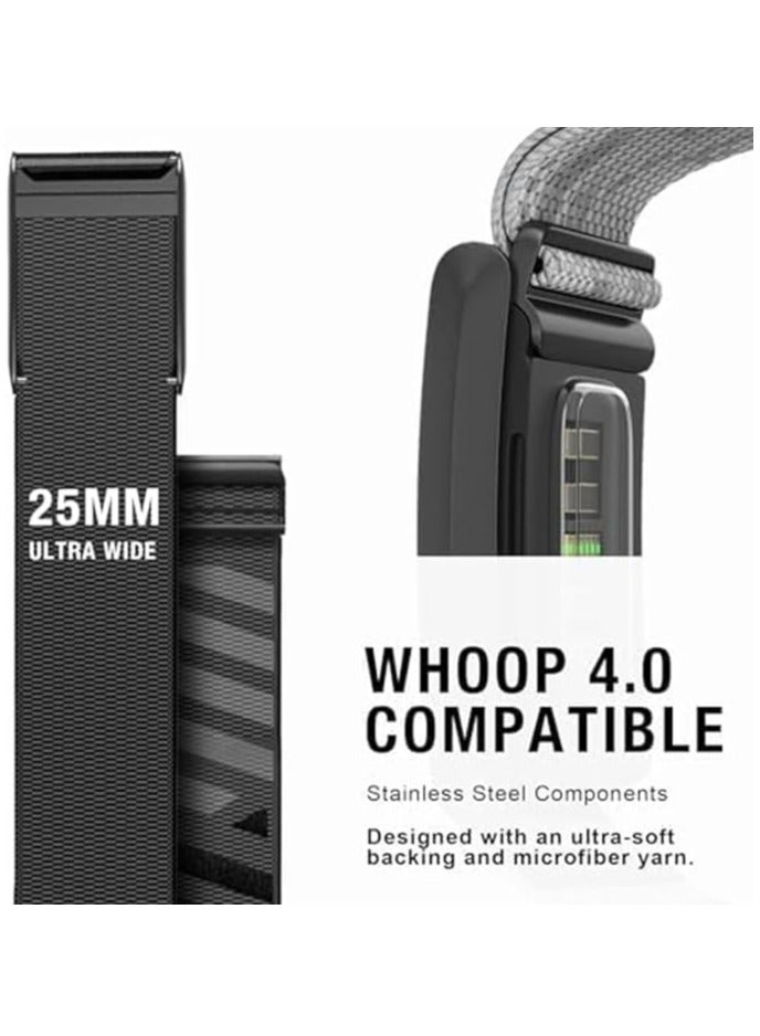 Soft Nylon Replacement Band Compatible with Whoop 4.0 Band, Stylish Replacement Strap | Comfortable & Breathable Wristband, Including U shaped Connector  - Image 3