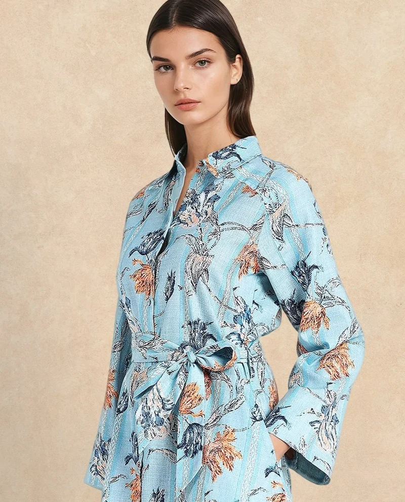 Rareism Women's Floral Abstract Printed Dress