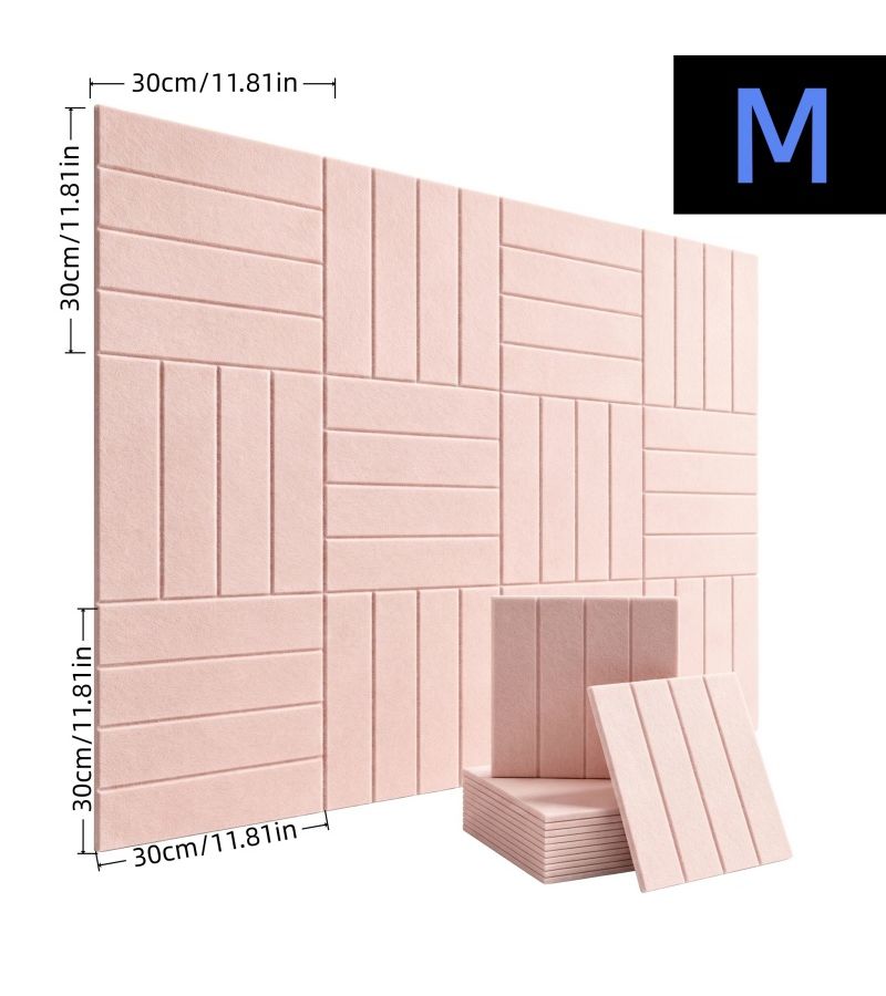 6pcs Large Arched Felt Bulletin Board Set S Sage Color Double Stripe Self Adhesive Notice Board Foldable Decorative Pin Board Office Wall Decor Visual Panel Room Decoration Information Board Dart Mat - Image 3