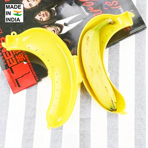 PARTEET Kitchenware Plastic Banana Storage Portable Plastic Case Cover And Plastic Container (Pack Of 2- Multicolor) - Image 4