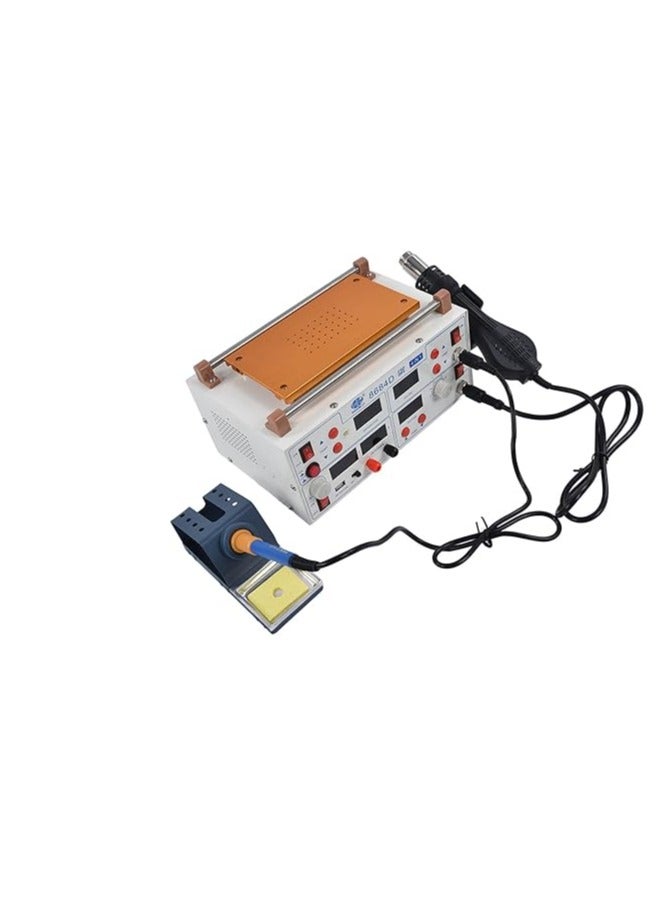 KCHOICE® 4 in 1 Closed Loop LED Display Air Gun Soldering Station Combined Type Sensor for Repair European standard AC220V  - Image 5