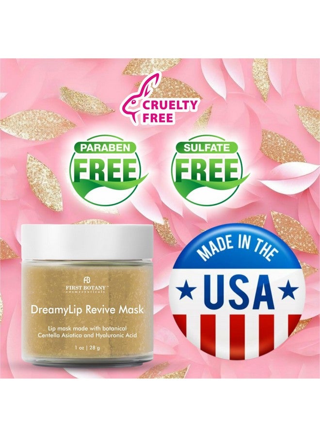 First Botany Lip Mask & Lip Balm 2 In 1 Nourishing & Hydrating Leaveon Overnight Lip Mask Or Lightweight Nonsticky Daytime Lip Care With Vitamin C Antioxidantscentella Asiatica And Hyaluronic Acid 1 Oz. - Image 5