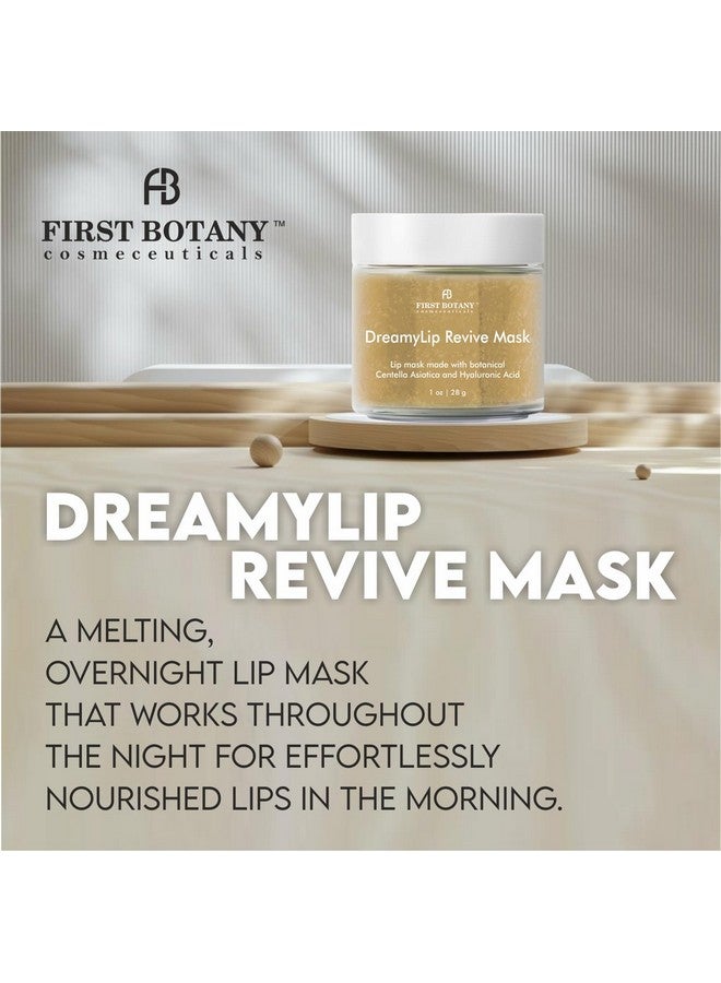 First Botany Lip Mask & Lip Balm 2 In 1 Nourishing & Hydrating Leaveon Overnight Lip Mask Or Lightweight Nonsticky Daytime Lip Care With Vitamin C Antioxidantscentella Asiatica And Hyaluronic Acid 1 Oz. - Image 3
