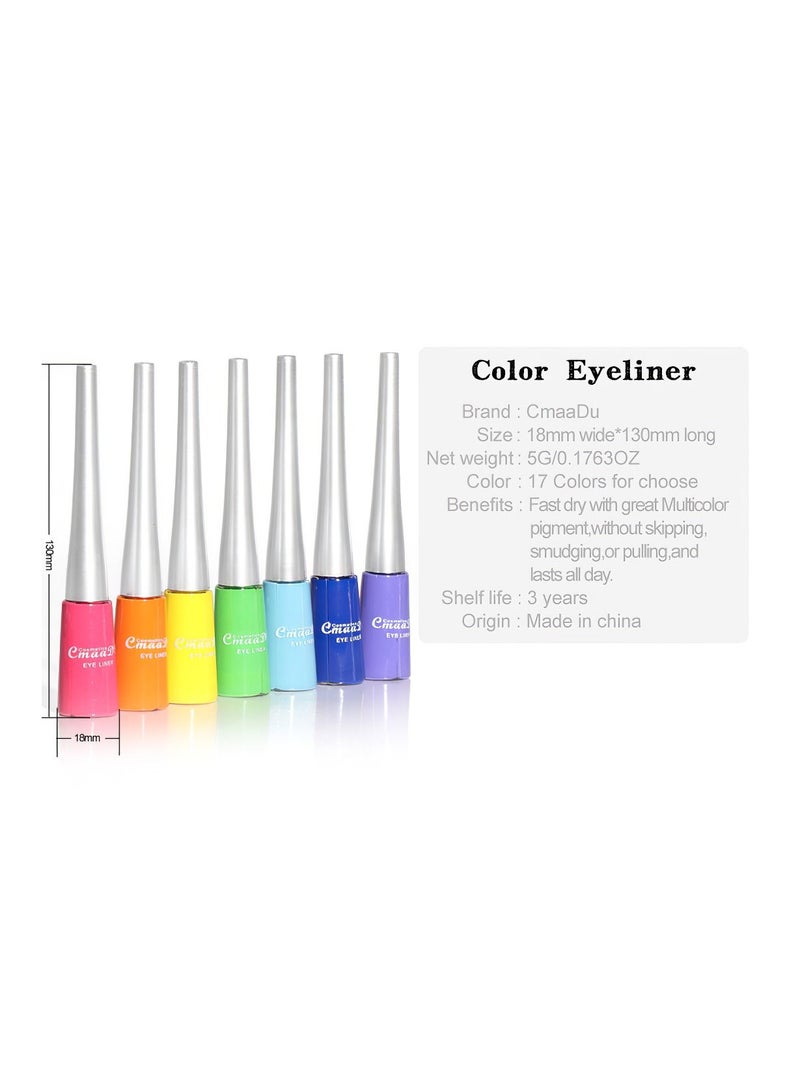 CmaaDu Colored Liquid Pencil Liquid Eyeliner Matte  - Image 2