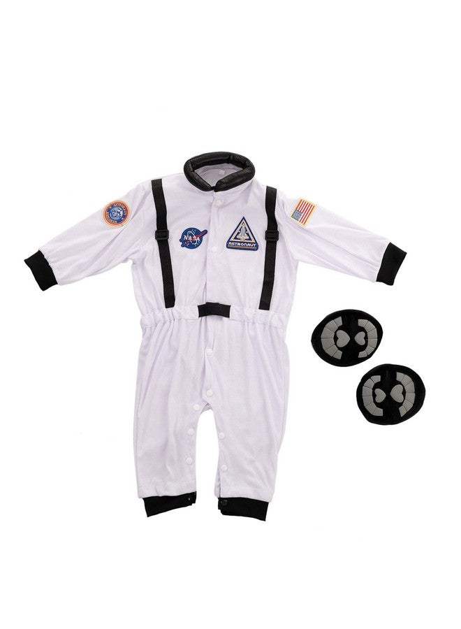 Spooktacular Creations Spooktacular Creations Toddler Halloween Astronaut Costume, Baby WhiteJumpsuit, Pilot Costume with Boots for Infant Roleplay, Dress-Up, Career Themed Party (Large (18-24 Mos))  - Image 3