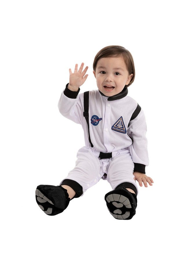 Spooktacular Creations Spooktacular Creations Toddler Halloween Astronaut Costume, Baby WhiteJumpsuit, Pilot Costume with Boots for Infant Roleplay, Dress-Up, Career Themed Party (Large (18-24 Mos))  - Image 4