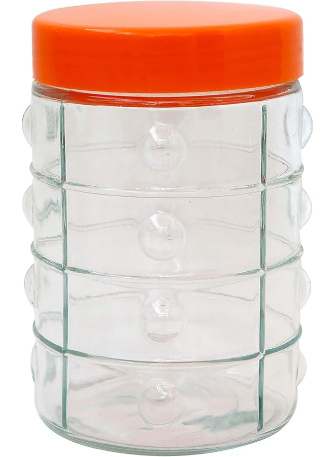 S-TOP 1200 Ml Glass Jar 11.5 X 17 Cm, Assorted Colors - Image 1