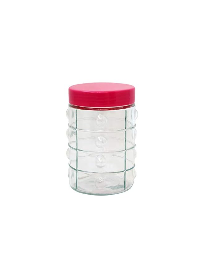 S-TOP 1200 Ml Glass Jar 11.5 X 17 Cm, Assorted Colors - Image 2
