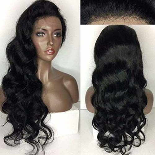 RHAH Glue Less 360 Lace Frontal Wigs 8A Grade Brazilian Virgin Body Wave Human Hair 360 Wig (22 -inch with 180% Density) - Image 1