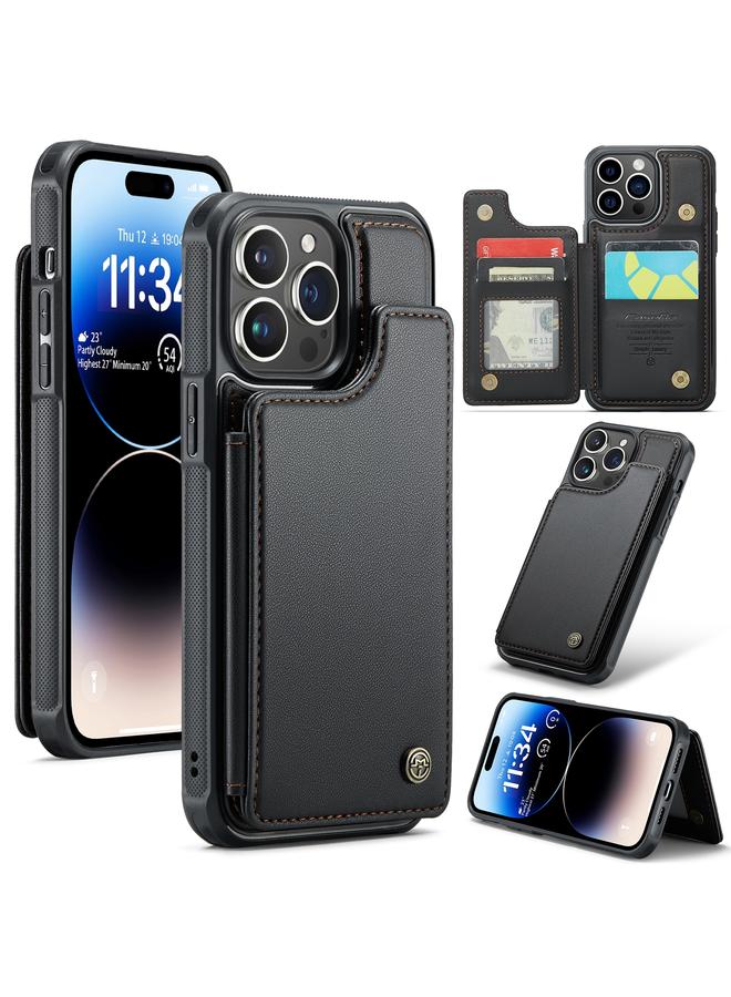 The Bros Case For iPhone 14 Pro Max C22 Card Slots Holder RFID Anti-theft Phone Case