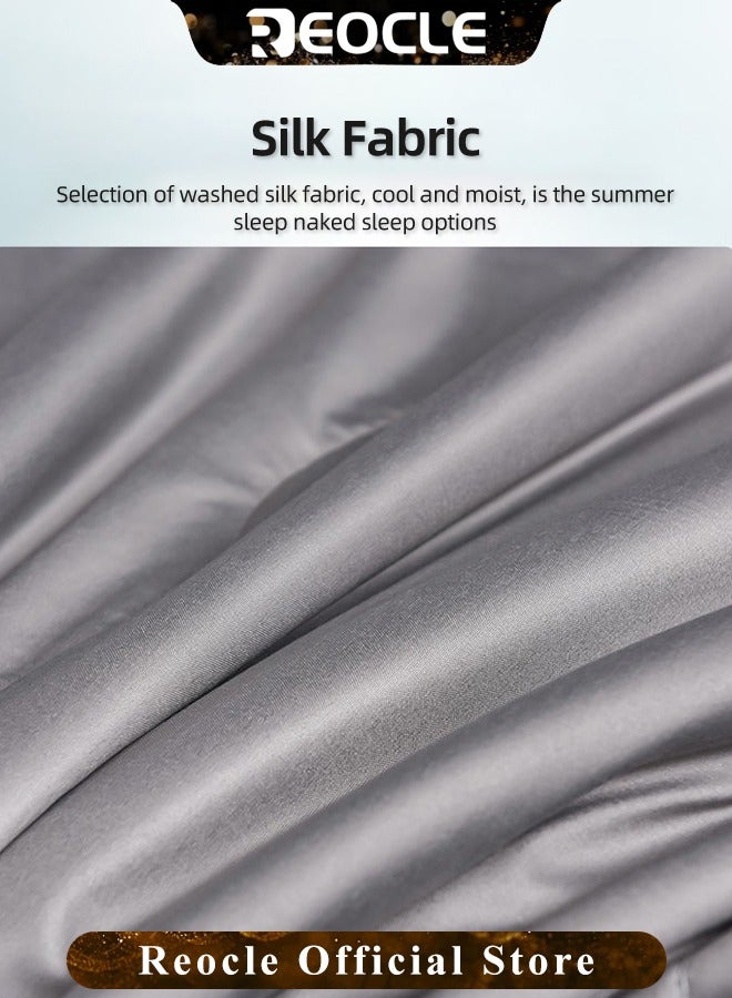 REOCLE Cooling Blankets 59*78.7inch/150*200cm Single Summer Quilt Lightweight Blanket for Summer with Double Side Cold Cooling Comforter & Quilt for Hot Sleepers - Image 4
